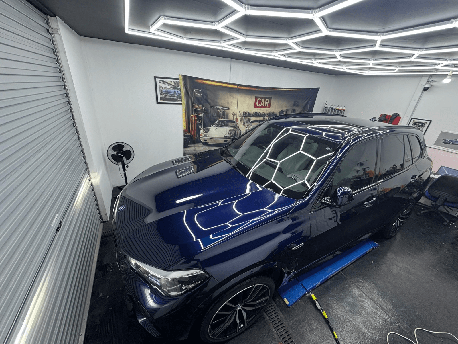 Professional paint and body work in progress